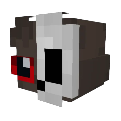 GianPett Minecraft avatar head, 3D render