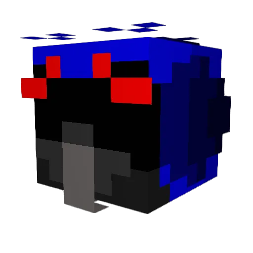 GianXG Minecraft avatar head, 3D render
