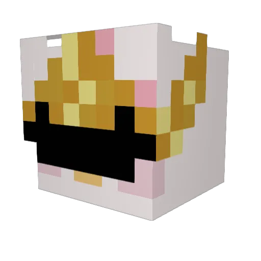 Gianby2009 Minecraft avatar head, 3D render