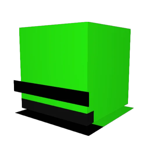 Gianerg Minecraft avatar head, 3D render