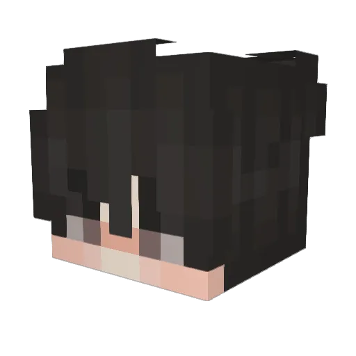 Gianlucabeny Minecraft avatar head, 3D render