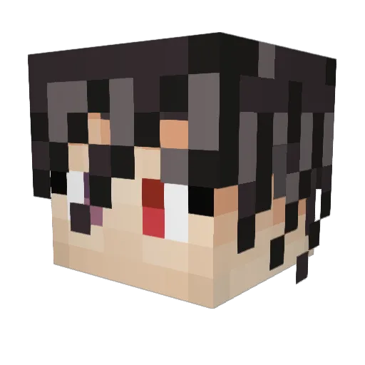Giansar26 Minecraft avatar head, 3D render