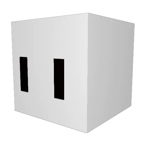 GiantAndre21 Minecraft avatar head, 3D render