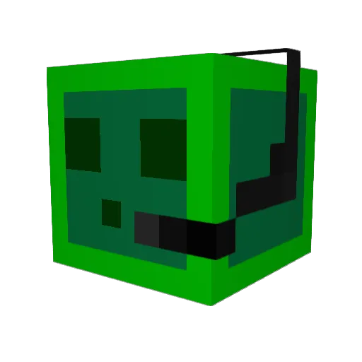 GiantCheeseItMan Minecraft avatar head, 3D render