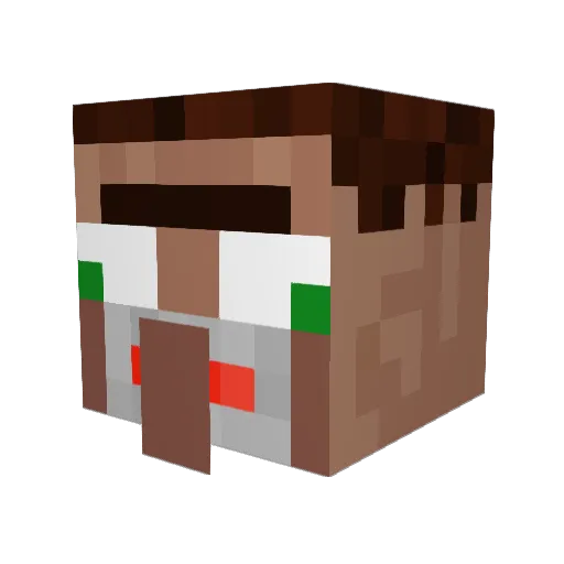 GiantDad420x Minecraft avatar head, 3D render