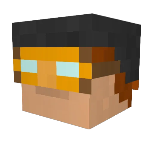 GiantEngineer Minecraft avatar head, 3D render