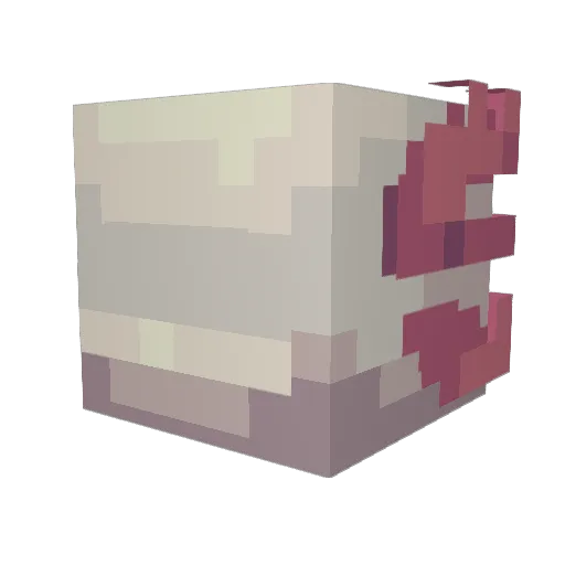 GiantOlm Minecraft avatar head, 3D render