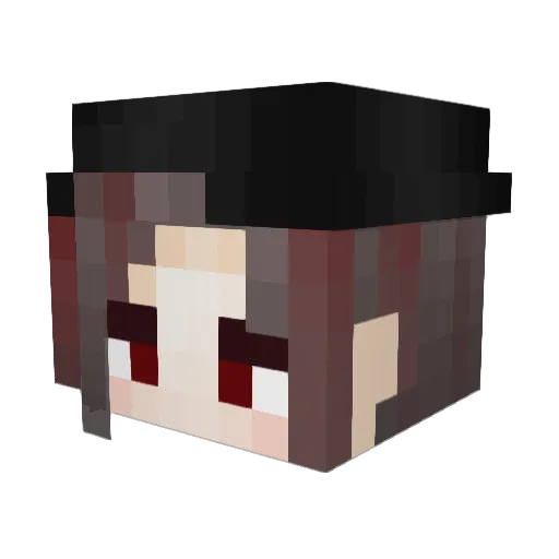 GiantPanda2741 Minecraft avatar head, 3D render