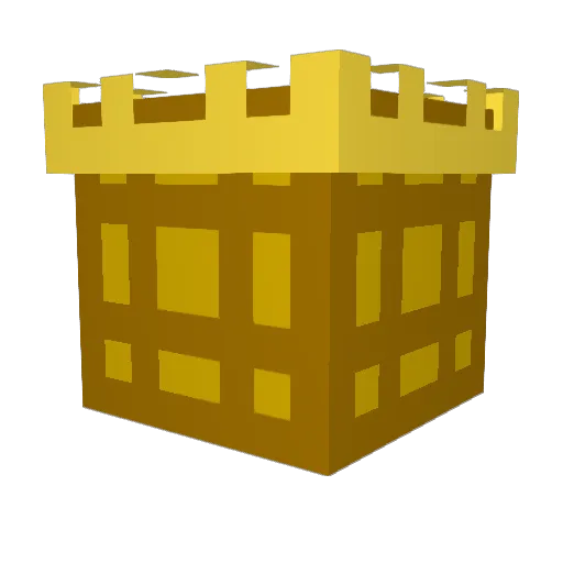 GiantWaffle Minecraft avatar head, 3D render