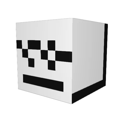 Giant_Pasta Minecraft avatar head, 3D render