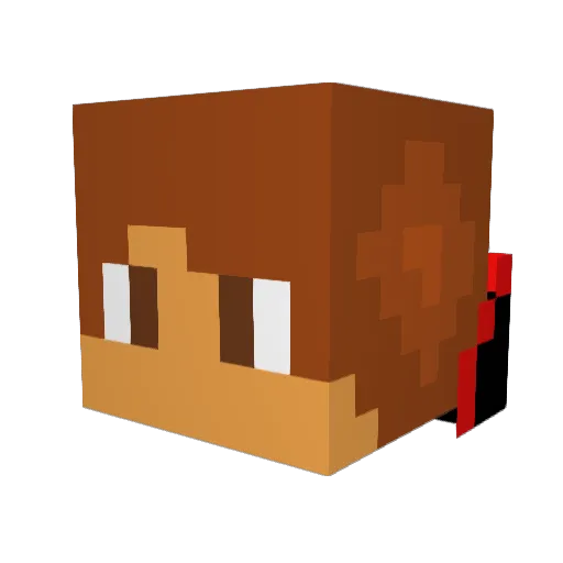 Giant_killer Minecraft avatar head, 3D render
