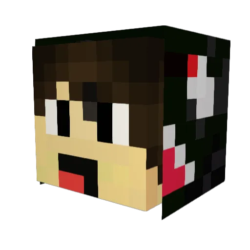 Giantsoilder321 Minecraft avatar head, 3D render