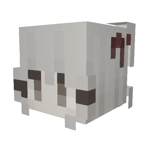 GibLoch Minecraft avatar head, 3D render