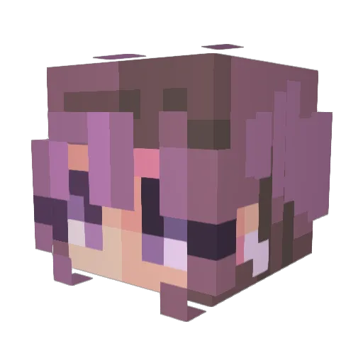 Gibbous_Cat Minecraft avatar head, 3D render