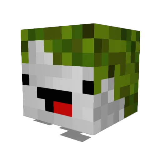 GibbyTheGoon Minecraft avatar head, 3D render