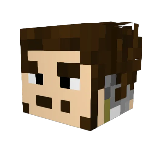 Gibby_69420 Minecraft avatar head, 3D render