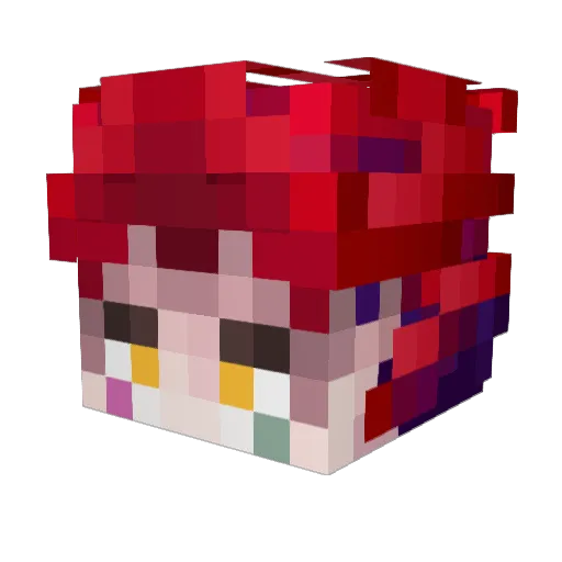 Gibbyyyy_ Minecraft avatar head, 3D render