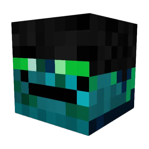 GibtHEDRagON Minecraft avatar head, 3D render