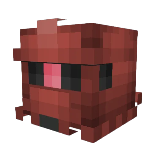 Gibung2 Minecraft avatar head, 3D render