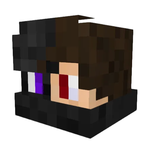 Giccio Minecraft avatar head, 3D render