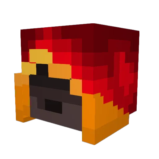 GidTheKidd Minecraft avatar head, 3D render