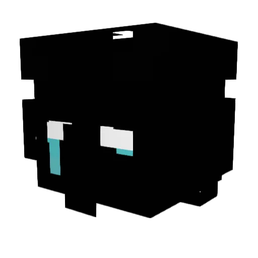 GideonH2013 Minecraft avatar head, 3D render