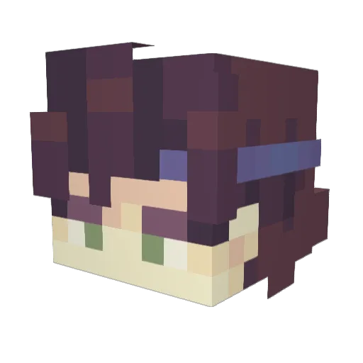 Gideon_ML Minecraft avatar head, 3D render