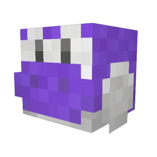 GidraMesh Minecraft avatar head, 3D render