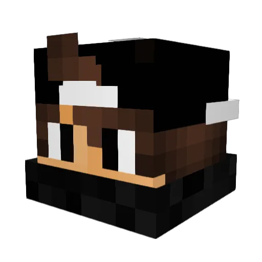 Gieve04 Minecraft avatar head, 3D render