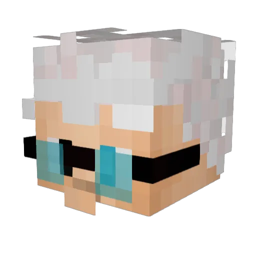 GiffiZwergi2 Minecraft avatar head, 3D render