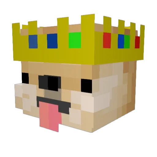 GiftedHarmony48 Minecraft avatar head, 3D render