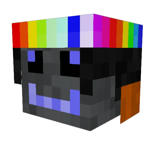 GiftingGlue Minecraft avatar head, 3D render