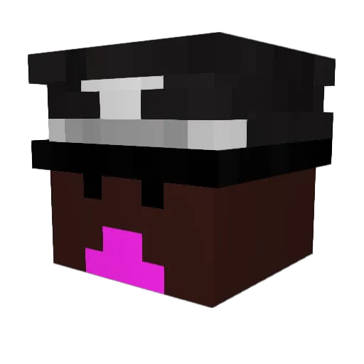 GigaChad15638 Minecraft avatar head, 3D render