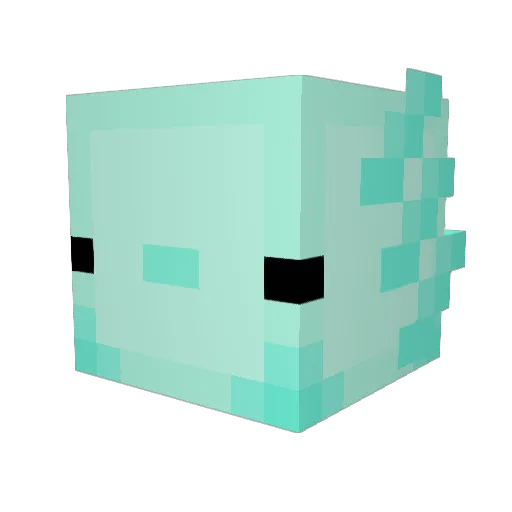 GigaCrispB Minecraft avatar head, 3D render