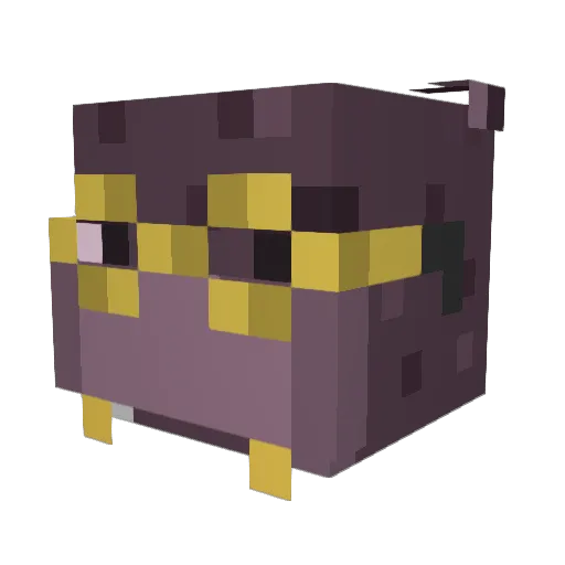 GigaKhan Minecraft avatar head, 3D render