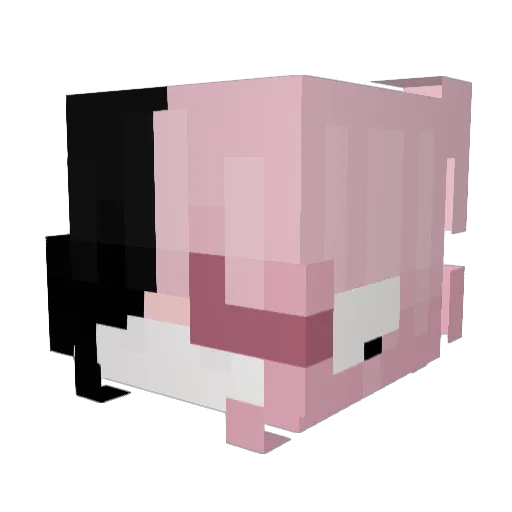GigaMy192 Minecraft avatar head, 3D render