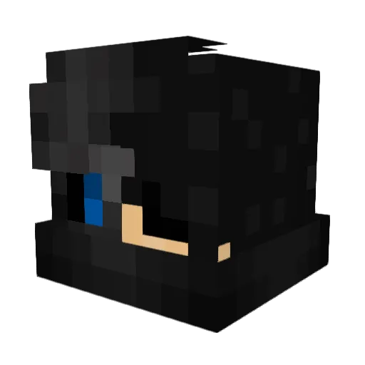GigaOOF Minecraft avatar head, 3D render