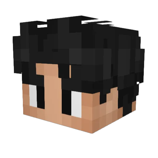 GigaPool Minecraft avatar head, 3D render