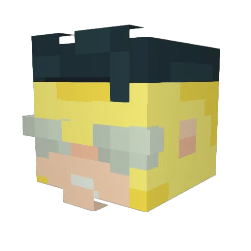 Giga_Chad0911 Minecraft avatar head, 3D render