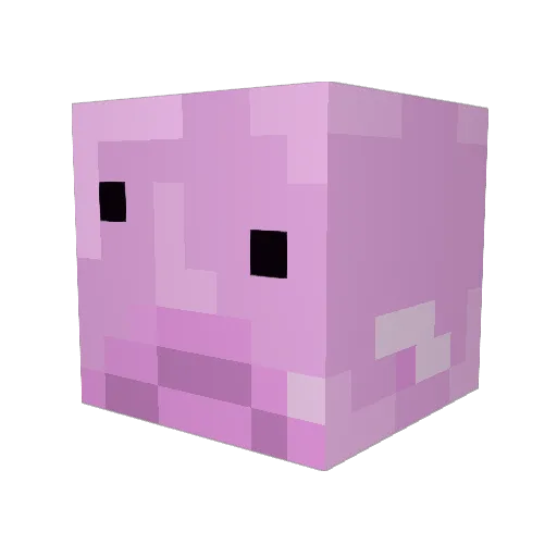GigabyteBlob Minecraft avatar head, 3D render