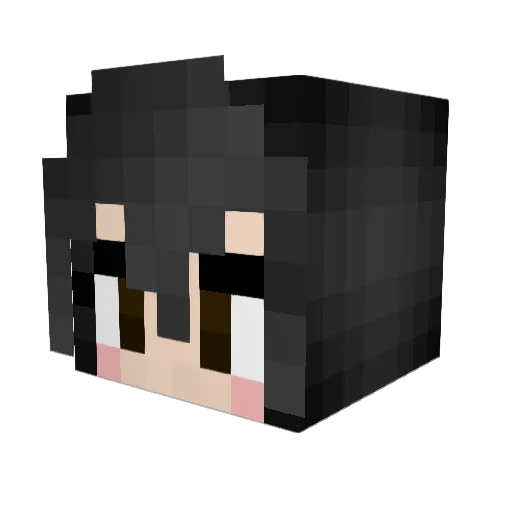 Gigadeath Minecraft avatar head, 3D render