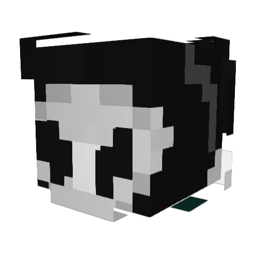 Gigadude91 Minecraft avatar head, 3D render