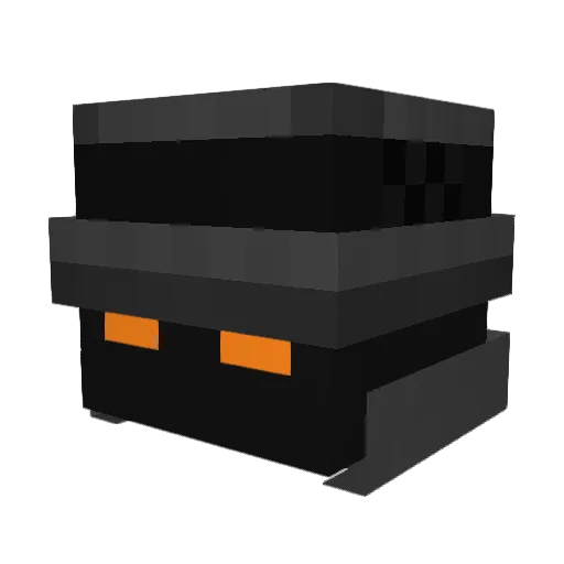 GigadudeHD Minecraft avatar head, 3D render
