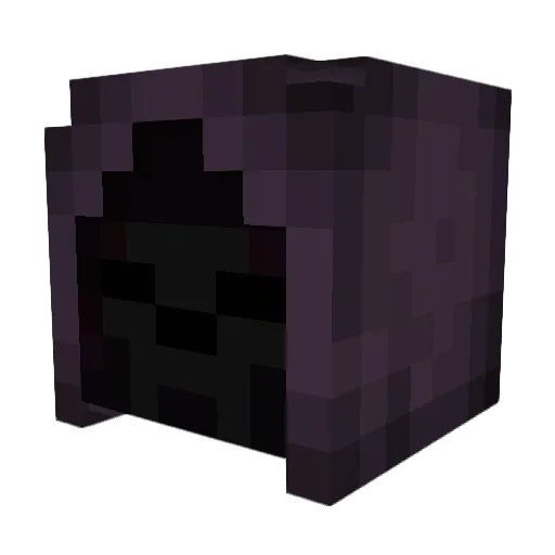 Gigarampage Minecraft avatar head, 3D render