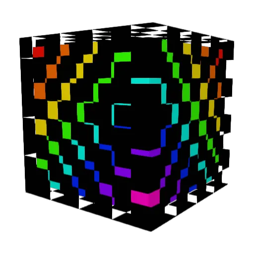 Gigatronix Minecraft avatar head, 3D render