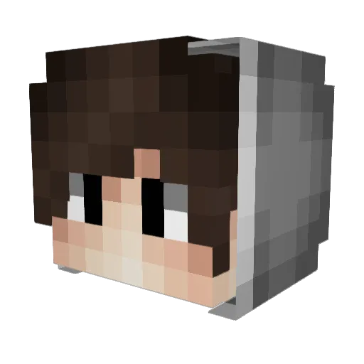 Gigetto666 Minecraft avatar head, 3D render