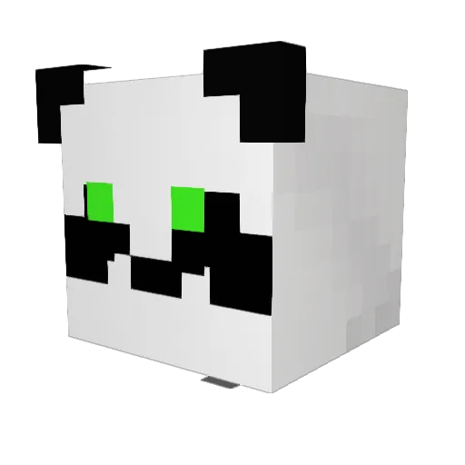 Gigglesnatcher Minecraft avatar head, 3D render