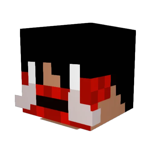 GiggyButton8611 Minecraft avatar head, 3D render