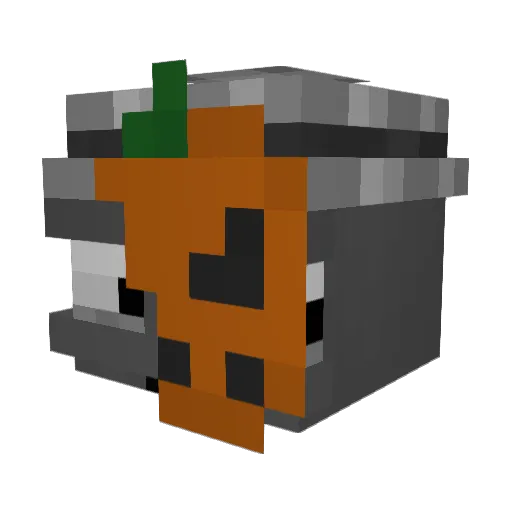 Gigi465 Minecraft avatar head, 3D render