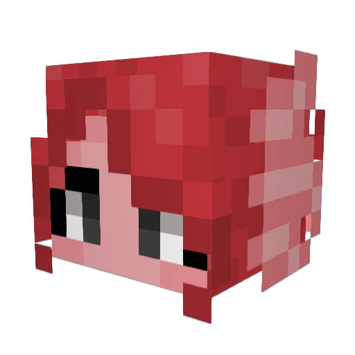 Gigi_23 Minecraft avatar head, 3D render